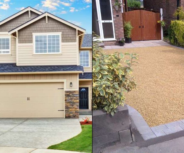 Comparing Concrete Slabs to Gravel for Driveways