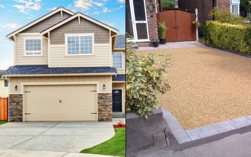 Comparing Concrete Slabs to Gravel for Driveways