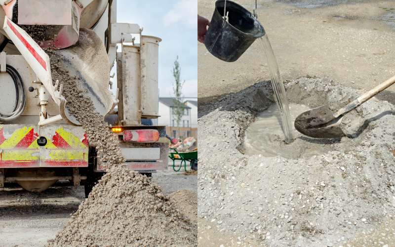 Differences Between Ready-Mix and Site-Mixed Concrete