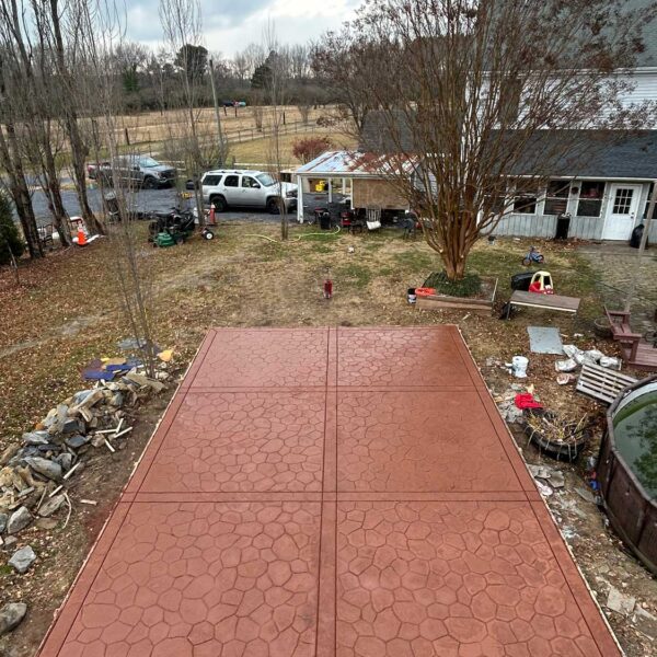 Stamped concrete