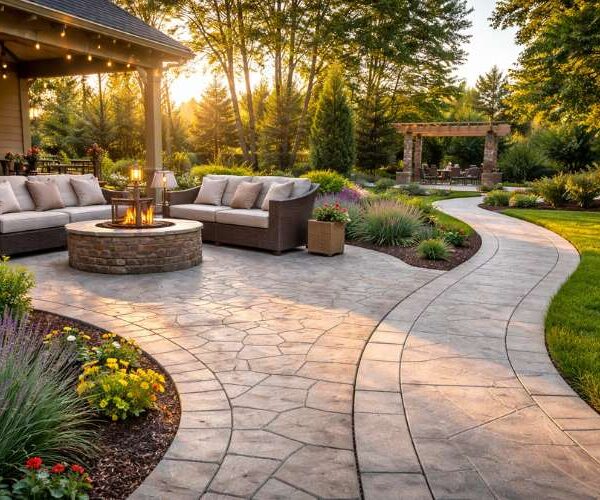 How Concrete Patios and Walkways Can Transform and Enhance Your Outdoor Living Space
