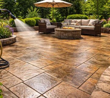 How to Maintain Stamped Colored Concrete and Keep It Looking New for Years