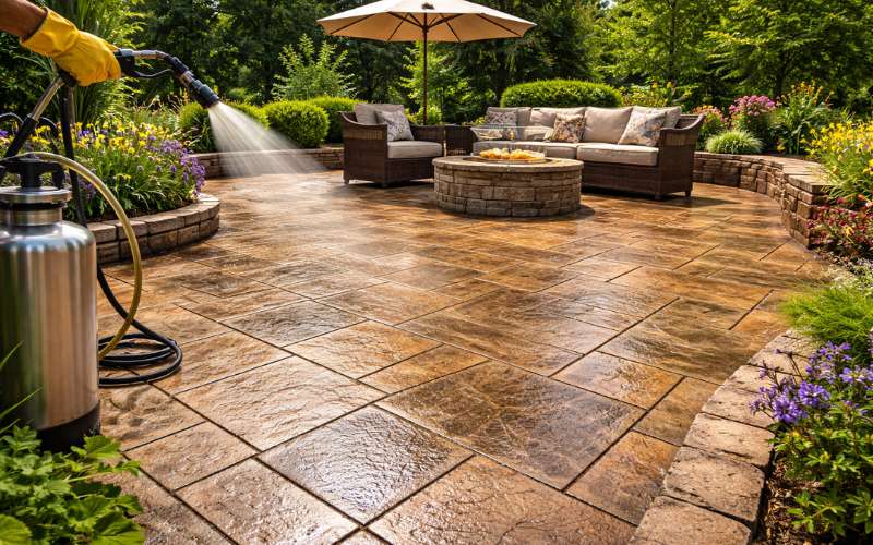 How to Maintain Stamped Colored Concrete and Keep It Looking New for Years
