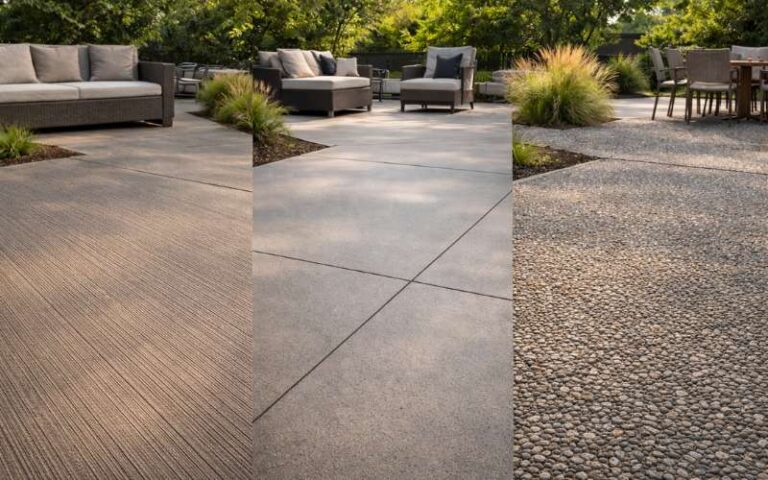 How to Choose the Right Concrete Finish Patio