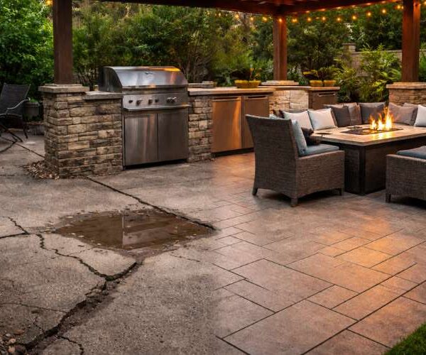 Concrete Patio for Outdoor Kitchens: The Base That Prevents Cracks and Sinking