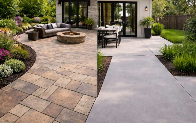 Stamped vs. Regular Concrete Patios: Which One Fits Your Home Style?