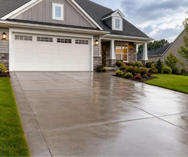 Concrete Driveways with Better Drainage for Summer Storms in Virginia Beach VA