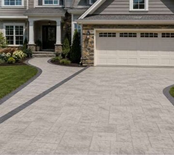 Stamped Colored Concrete for HOA Friendly Curb Appeal in Norfolk VA