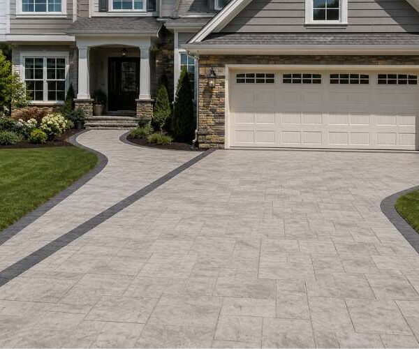 Stamped Colored Concrete for HOA Friendly Curb Appeal in Norfolk VA
