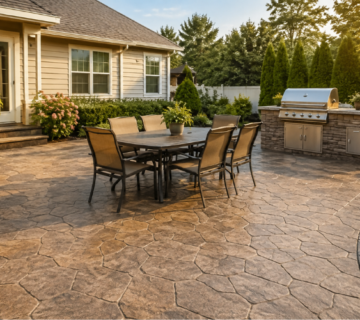 Stamped Concrete for Outdoor Dining Zones in Virginia Beach VA